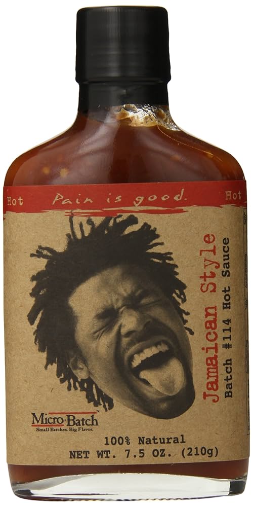 Amazon.com : Jamaican Style Hot Sauce - 7oz Bottle - Made in